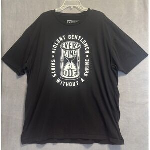 Every Time I Die X Violent Gentlemen Band TShirt Mens Size 3XL Black 100% Cotton